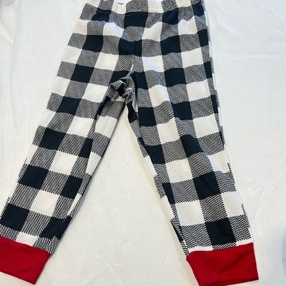 FAMILY PAJAMAS Kid'sLightweight Thermal Waffle Buffalo Check PJ 1pc bottom 2T-3T - Picture 6 of 6